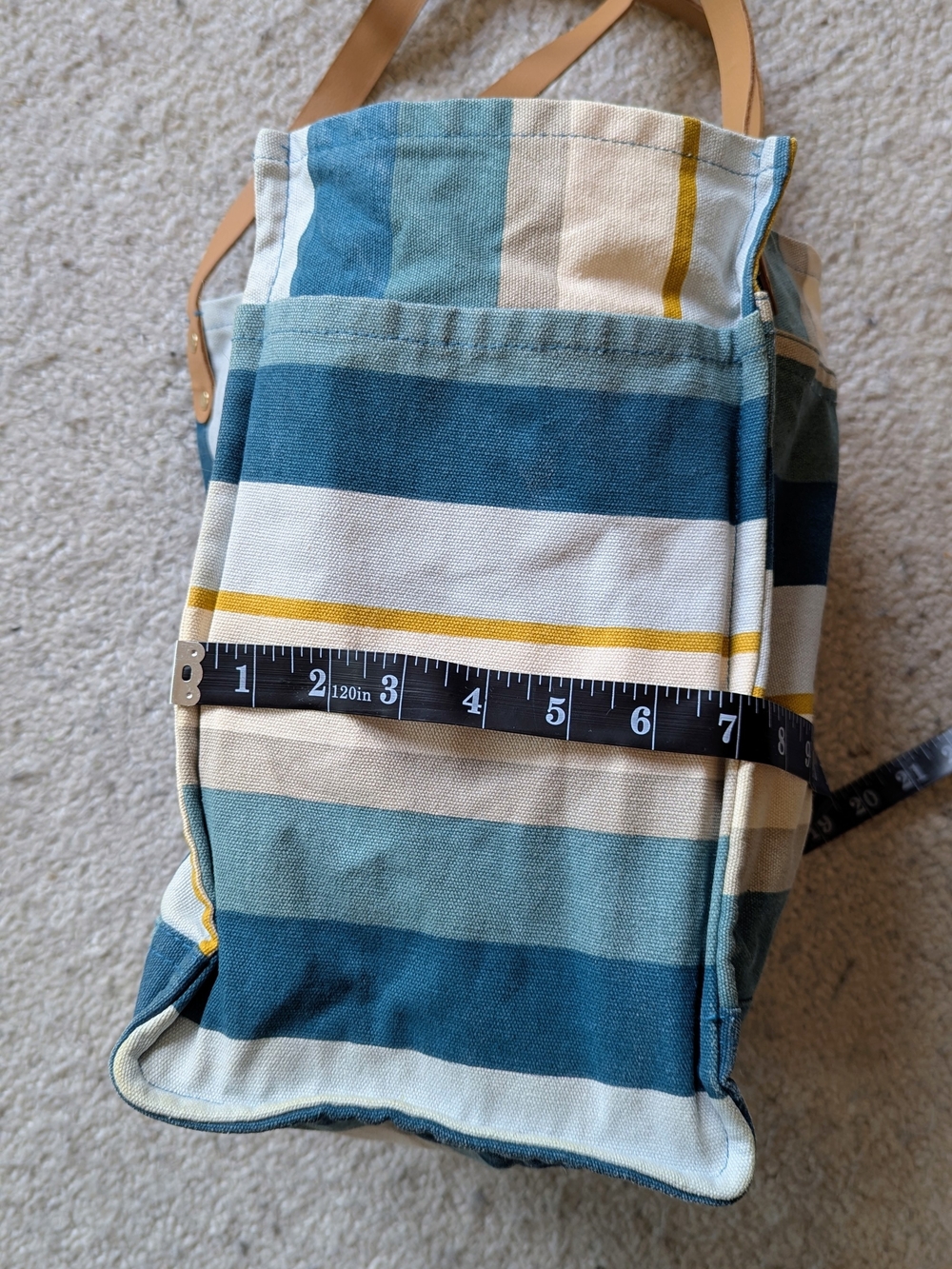 FEED PROJECT Canvas Market Tote | Coastal Stripe - Picture 12 of 12